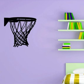 Veselá Stena Samolepka na stenu na stenu Basketbalový kôš Farba: černá