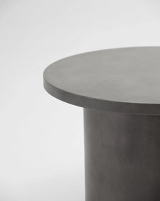 Okrúhly stolík teno ø 65 x 45 cm sivý MUZZA