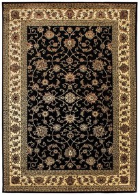 Ayyildiz, Kusový koberec Marrakesh 210 black, 160x230, čierna, kancelária
