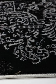 Koberec Tender 27237A čierny / svetlosivý VELVET