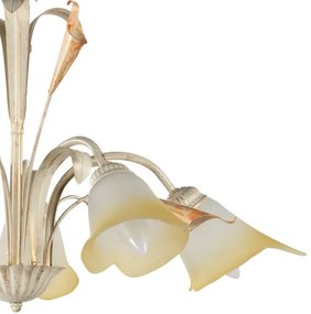 ONLI - Luster na reťazi LUCREZIA 5xE14/6W/230V krémová