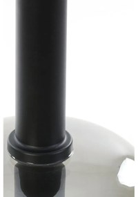 Sivé stropné svietidlo so skleneným tienidlom ø 21 cm Lekar - Light &amp; Living