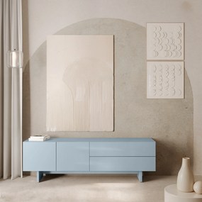 TV stolek Glim 160 cm modrý