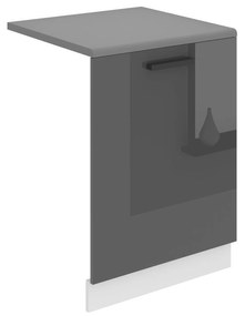 Panel na umývačku Bekini Premium Full Version zakrytý 60 cm čierny lesk s pracovnou doskou