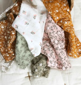 A Little Lovely Company - Mušelínové plienky, blossom - dusty pink - 2 ks