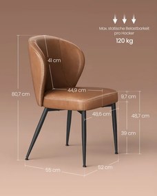 Set dvoch jedálenských stoličiek EKHO LDC180K02 (2ks)