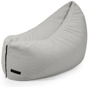 Svetlosivý detský sedací vak z textílie buklé Clip Clap 90 – SLOWDOWN