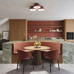 Oranžové stropné svietidlo ø 30 cm Blacko – Sollux