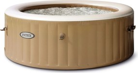 Nafukovacia vírivka pre 6 osôb s hydromasážou, béžová | INTEX