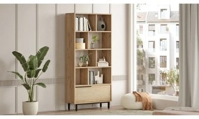 Knižnica One Walnut and Oak