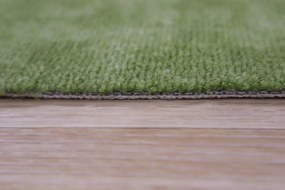 Associated Weavers koberce Metrážny koberec Panorama 24 zelený - Kruh s obšitím cm