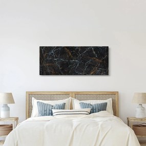 Obraz - Čierny mramor (120x50 cm)