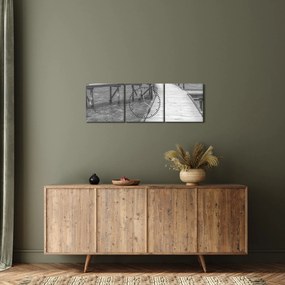 Obraz - Maledivy (s hodinami) (90x30 cm)