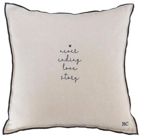 Cushion 50x50 Naturel/never ending love story