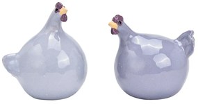 Keramická sliepočka LILAC CHICKEN fialová - viac veľkostí Veľkosť: L
