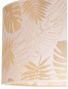 Duolla - Stropné svietidlo ARECA 1xE27/40W/230V pr. 45 cm mosadz/biela