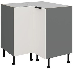 Kuchynská skrinka Aria-Wh/Ant Anti Fingerprint 90x90 Dn 2f Bb