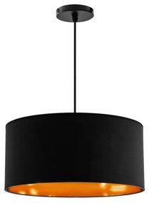 Stropné svietidlo Larys 44 cm čierne/zlaté