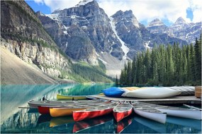Obraz - Moraine Lake (90x60 cm)