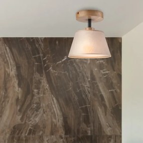 Brilagi - LED  Prisadený luster ANTHONY 1xE14/60W/230V dub/béžová