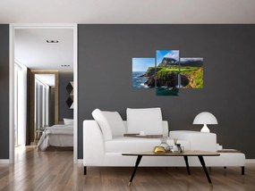 Obraz - Vodopád Múlafossur (90x60 cm)