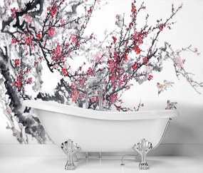 Fototapeta, Třešňové květy Japonsko - 250x175 cm