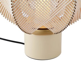 Japandi stolná lampa béžová 32 cm - Gertie