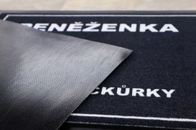 Mercury Flooring, Rohožka Checklist 40x60 cm – na von aj na doma, 40x60, čierna