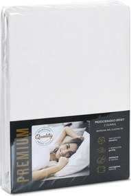JERSEY PRESTIERADLO JERS4 200X220 CM, VÝŠKA 30 CM BIELE