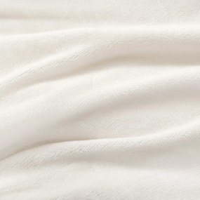 Goldea mikroplyšová elastická plachta deluxe – slonová kosť 90 x 200 cm