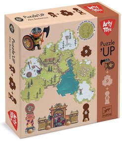 Arty Toys – Veľké puzzle – pirát Alric z krajiny Vikingov – 15 ks