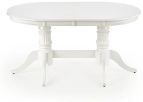 Rustikálny rozkladací jedálenský stôl Joseph - biela