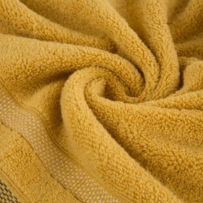 FROTÉ UTERÁK RIKI SADA 6KS 50X90 CM HORČICOVÁ