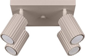 Taupe kovové bodové svietidlo ø 6,5 cm Gleam – Sollux