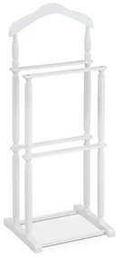 Drevený nemý sluha Autronic 20652-04 WT – biely matný lak, masív