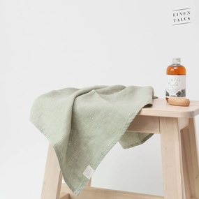 Zelený ľanový uterák 30x30 cm - Linen Tales