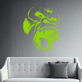 Veselá Stena Samolepka King Kong Farba: zelená, Veľkosť: 80 x 67 cm
