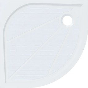 Sprchová vanička štvrťkruhová SAT Limnew 80x80 cm liaty mramor LIMNEW80S