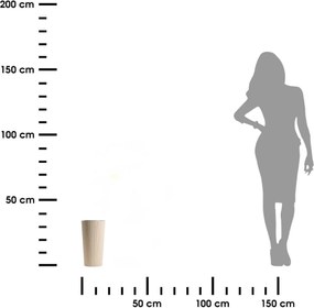 Květináč URBANIKA Coffee 36,4x19,6 cm béžový