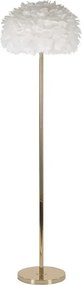 Stojacia lampa Feathers 170 cm biela/zlatá