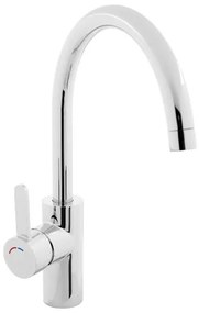 Livarno home Kuchynská batéria (okrúhly tvar, chróm)  (100387686)