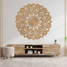 Drevená mandala Harmónia – Elegantná dekorácia na stenu | SENTOP HDF0252