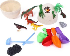 LEAN Toys Kreatívne archeologické ľadové vajcia s dinosaurami