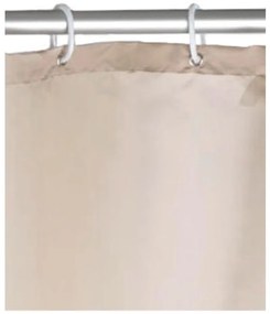 Béžový sprchový záves s protiplesňovou povrchovou úpravou Wenko, 180 × 200 cm