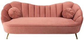 Dizajnová sedačka Adalia 220 cm staroružová