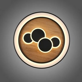 Paul Neuhaus 6284-79 - LED Stropné svietidlo ELIZA LED/55,5W/230V pr. 60 cm dub