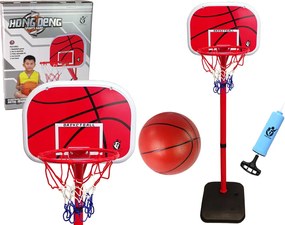 LEAN Toys Detský basketbalový kôš Basketbalová záhrada 160 cm