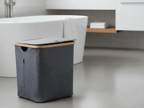 Kôš na bielizeň NOLVIO 50 L, modrosivý