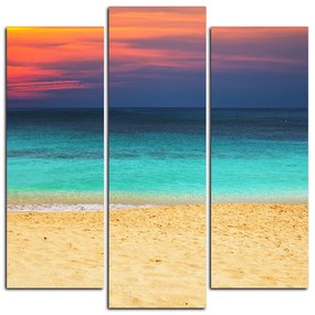 Obraz na plátne - More pri západe slnka - štvorec 343C (75x75 cm)