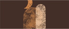 Obraz - Oranžové oblúky N⁰2 (120x50 cm)